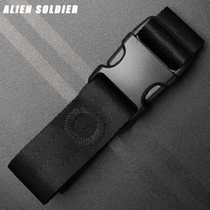 Different soldiers new light and soft Leisure outdoor nylon belt seat belt performance sports belt without metal