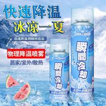 Cooling Spray Summer In-car Refrigeration Indoor outdoor cooling Coolers Ice Cool Spray On-board Rapid Cooling Agents
