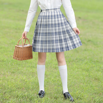 Girls plaid pleated skirt skirt college style Japanese JK uniform skirt high school junior high school students autumn skirt