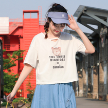 2020 Summer new T-shirt female junior high school students loose Korean version of high school students Summer Girl short sleeve shirt