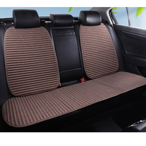 Linen car cushion rear three-person seat single seat four season general summer cushion without backward seat