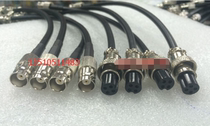 Aviation plug GX12 to BNC car video signal line M12 aviation plug 4 core to Q9 female high quality BNC