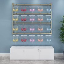 Lingerie store adjustable shelf display rack shop hanging bra bra wall display rack rack landing display cabinet