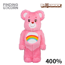 (Unicorn) C pre-sale Bearbrick 400% Cheer Bear Costume plush rainbow building block Bear