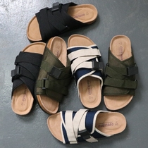Good Version Street Trend Day Series Original Juku Mens Cork Slippers Personality Semi-Drag Sports Sandals Retro Slippers