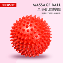 FOCUSFIT Hedgehog Massage Balls Deep Muscles Relax Plantar Acupoints Neck Back Yoga Fitness Fascia Ball