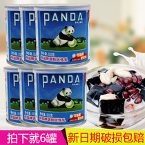 Spot 6 cans of panda condensed milk 350g packed panda condensed milk dairy products dessert milk tea raw materials