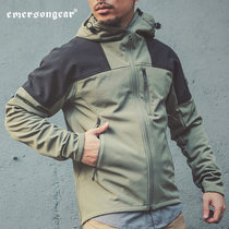Emerson Raptor soft shell Waterproof warm jacket slim autumn winter hooded jacket charge locomotive new products
