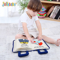 Montessori early teaches quiet boob book baby tears up 1-3-year-old three-dimensional baby book can nibble on puzzle toy