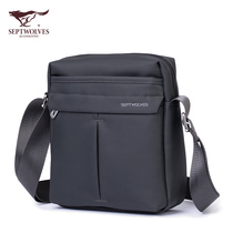 Seven Wolves Oxford Textile Bag Shoulder shoulder bag Mens Bag Leisure Travel Backpack Multi-function Waterproof Mens Bag