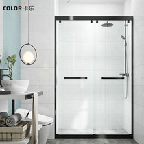 Xian shower room overall toilet glass door bathroom dry and wet separation partition Easy-shaped bath screen home