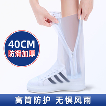 Waterproof Rain Shoes Cover Adult Male style Childrens style Childrens full-body Anti-rain riding Rain Raincoat Rain Pants Suit