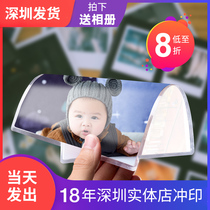 Washing photos and plastic sealing clear photos printed over plastic sending photo album washing photos printing mobile phone photo washing