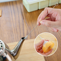 Straw cleaning brush Cleaning bottle brush Household extended childrens baby straw cup kettle catheter decontamination brush