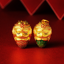 Gold Mermaid Princess Pendant Ear Line Accessories Lotong Red Rope Women Bracelet Beaded Foot Gold Jewelry Jade Xin 5
