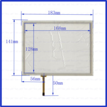 8 inch 183*141 industrial control touch handwritten external screen glass four than three good quality high sensitivity small mouth