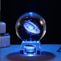 Birthday gift female Creative Adult ceremony carved Galaxy gift Starry Sky crystal ball ornaments high school students glow dream