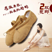Childrens dance shoes soft soles girls ballet shoes adult gymnastics shoes yoga shoes cat claw shoes
