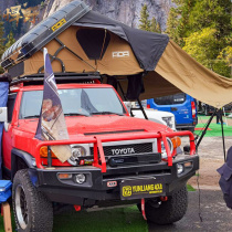 Car tent outdoor thickened rain-proof Wrangler roof tent self-driving travel equipment portable canopy foldable