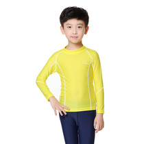 New mens and womens childrens parent-child sunscreen jellyfish suit split wetsuit long-sleeved snorkeling suit swimsuit UPF50 