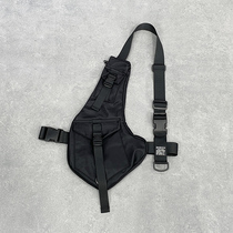 Function Waistcoat Bag Multifunction Personality Chest Bag Tooling Single Shoulder Inclined Cross Buns hip hop Street Tide Card Vest Bag