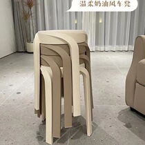 Stool girls bedroom bench rental room with acrylic chair bedroom chair chair chair plastic household can be stacked up