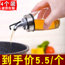 Household seasoning sauce vinaigrette oil bottle kitchen supplies cooking wine vinaigrette oil jar glass oil bottle