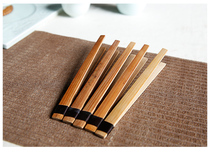 Sanqintang bamboo tea clip teaspoon kung fu tea set spare parts handmade carbon burning natural bamboo tea ceremony general S02016