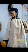 Daliangshan Yi traditional wool felt cloak cloth towed wool pure handmade felt National Features