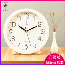 Watch ornaments personalized creative clock home desktop living room bedroom silent desktop clock modern simple clock