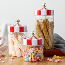 onlycook sealed jar transparent glass jar storage tank storage tank snack jar candy jar nut storage tank