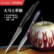 Damascus carving knife Main knife Fruit carving knife set Food carving knife Chef carving special main knife