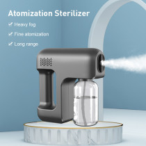 Anti-epidemic disinfection sprayer charging handheld nano blue light spray gun wireless small electric atomization disinfection machine