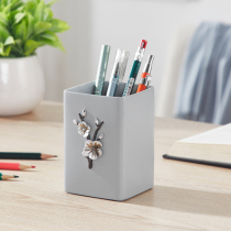 Pen holder Nordic ins creative fashion simple cute student female makeup brush office desktop storage box