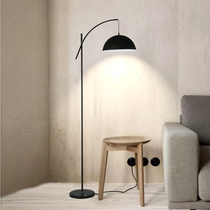 Nordic simple personality creative vertical floor lamp living room bedroom study Hotel Sales Department fishing lamp table lamp