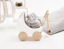 New photography childrens photo props wooden Nordic ins moon trolley live props decoration ornaments