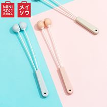MINISO famous excellent product silicone double ball massage shoulder neck leg arm back mixed color random hair real product