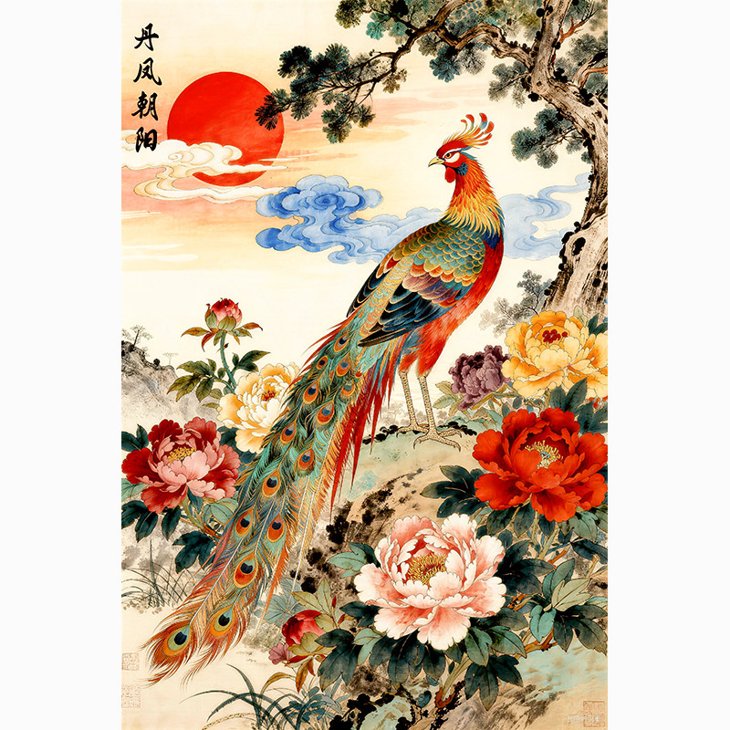 孔雀牡丹挂画-孔雀牡丹挂画促销价格、孔雀牡丹挂画品牌- 淘宝