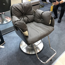 Net red hair salon chair can be put down high-end barbershop hair salon special high-end disc lifting rotating hair cutting chair