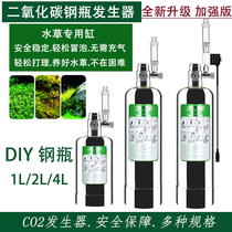 Zero degree aquarium fish tank carbon dioxide generator water grass cylinder co2 steel bottle suit DIY homemade carbon dioxide