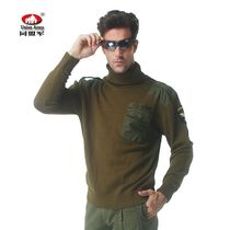 Confederate mens casual autumn and winter warm turtleneck sweater outdoor military fan sweater round neck mens sweater sweater
