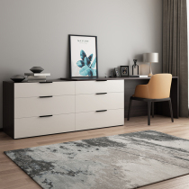 Bedroom desk storage cabinet integrated corner TV cabinet with writing desk retractable simple computer table