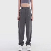Original plant ~ Korea BAMDBLOOD Western pants Old daddy pants spring and summer high waist display slim jennie same paragraph