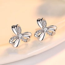 Counter PT950 platinum earrings 18k platinum earrings simple diamond earrings simple jewelry birthday gift