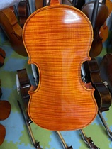 Natural tiger pattern handmade violin single board whole flower violin primary practice good models