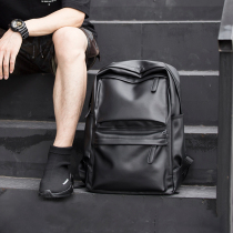 Leather Brief About Double Shoulder Bag Men Fashion Trends Casual Travel Computer Backpack Junior High School College Student Bag Men Bag