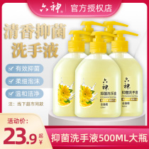  Liushen Calendula Aiye antibacterial hand sanitizer sterilization and disinfection household antibacterial antibacterial liquid 500ml large bottle