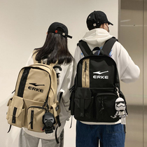 Hongxing Erke backpack mens new large capacity leisure men travel high school students computer bag