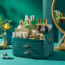 Net red cosmetics storage box dust skin care lipstick dressing table storage rack desktop finishing storage box storage rack