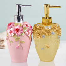 European hand sanitizer bottle press emulsion bottle resin Nordic creative home shower gel split shampoo bottle
